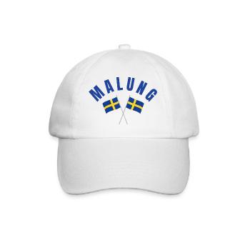 Malung a franchi les drapeaux suédois - Casquette classique - blanc/blanc - Devant
