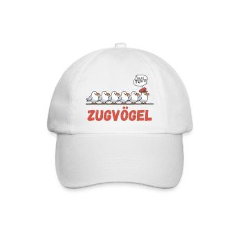  Zugvögel Tuut Tuut Lustige Möwen Für Bahnfan - Baseballkappe - Weiß/Weiß - Vorne