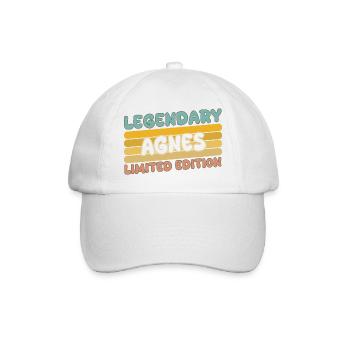 Agnes as Legendary - Baseball Cap - white/white - Front