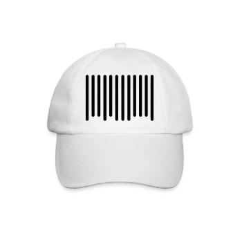 barcode - Baseball Cap - white/white - Front