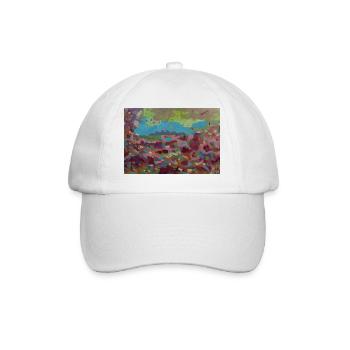 Chaos de vitraux de couleurs - Casquette classique - blanc/blanc - Devant