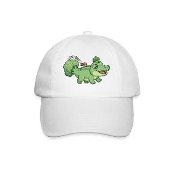 Crocoli brocoli mignon, crocoli - Casquette classique - blanc/blanc - Devant