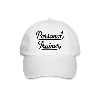 Personal Trainer - Baseball Cap - white/white - Front