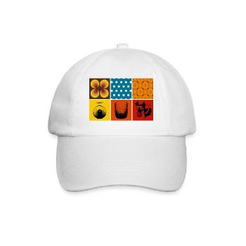 Retro - Baseball Cap - white/white - Front
