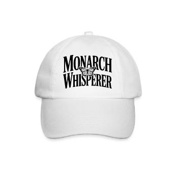 Monarchflüsterer - Baseballkappe - Weiß/Weiß - Vorne
