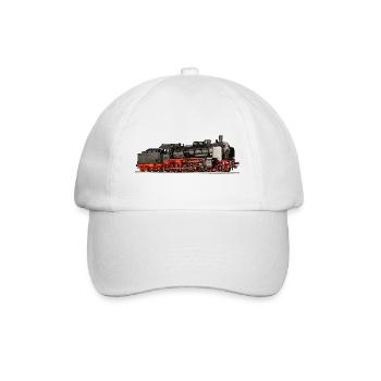 Locomotive à vapeur 38 2977 - Casquette classique - blanc/blanc - Devant
