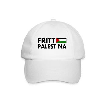 Fritt palestina - Baseball Cap - white/white - Front