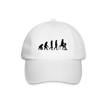 Pottery Ceramics Künstler Potter Evolution Humor - Baseballkappe - Weiß/Weiß - Vorne