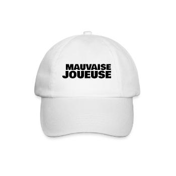 mauvaise joueuse - Casquette classique - blanc/blanc - Devant