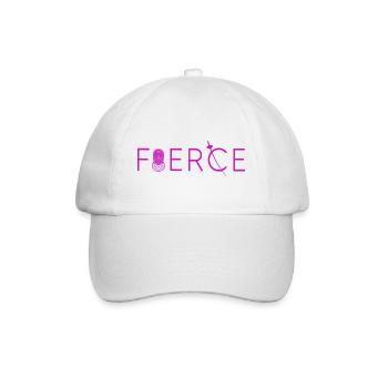 fencing fencer florett degen - Baseball Cap - white/white - Front