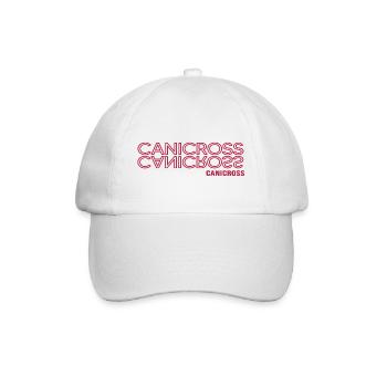 Canicross dogrun running with dog dog training - Baseball Cap - white/white - Front