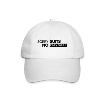 nerd-compétences codeur serveur gamer en ligne nerd-life - Casquette classique - blanc/blanc - Devant
