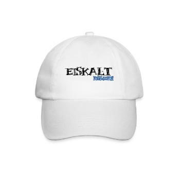 eisbader eiskalt eisbaden kryotherapie kneipp - Baseballkappe - Weiß/Weiß - Vorne