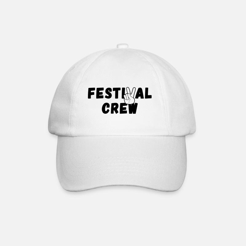 FESTIVAL CREW - Baseballkappe - Weiß/Weiß