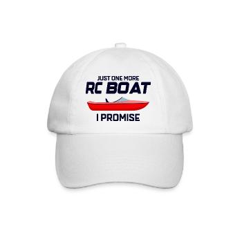 Rc Boat Racing Electric Powerboat Speedboat Race - Baseball Cap - white/white - Front