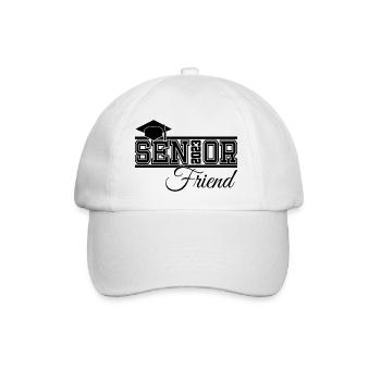 Senior 2023 Friend Proud Friend of Graduated - Baseball Cap - white/white - Front
