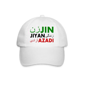 Jin jiyan azadi زن زندگی آزادی - Casquette classique - blanc/blanc - Devant