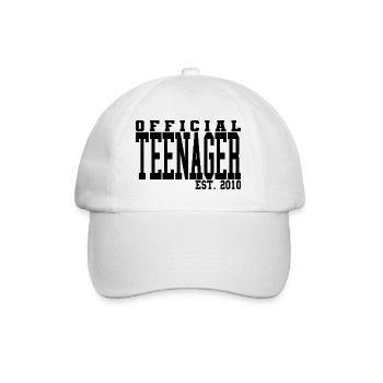 Official Teenager Est. 2010 Cool 13th Birthday - Casquette classique - blanc/blanc - Devant