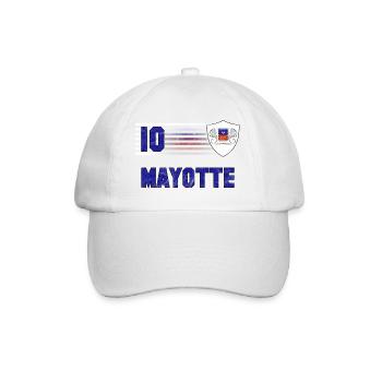 Mayotte Football Team - Baseball Cap - white/white - Front