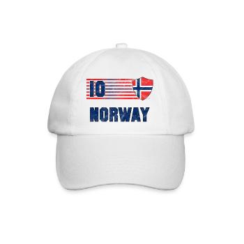 Norway Football Team - Baseball Cap - white/white - Front