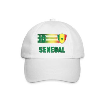 Équipe du Sénégal de football - Casquette classique - blanc/blanc - Devant