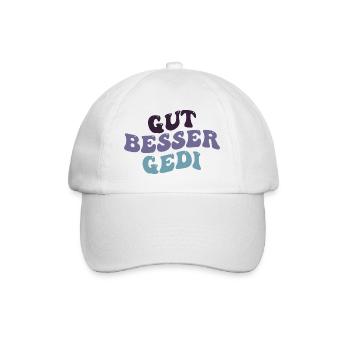 Gut Besser Gedi Taufged Firmgedi - Baseballkappe - Weiß/Weiß - Vorne
