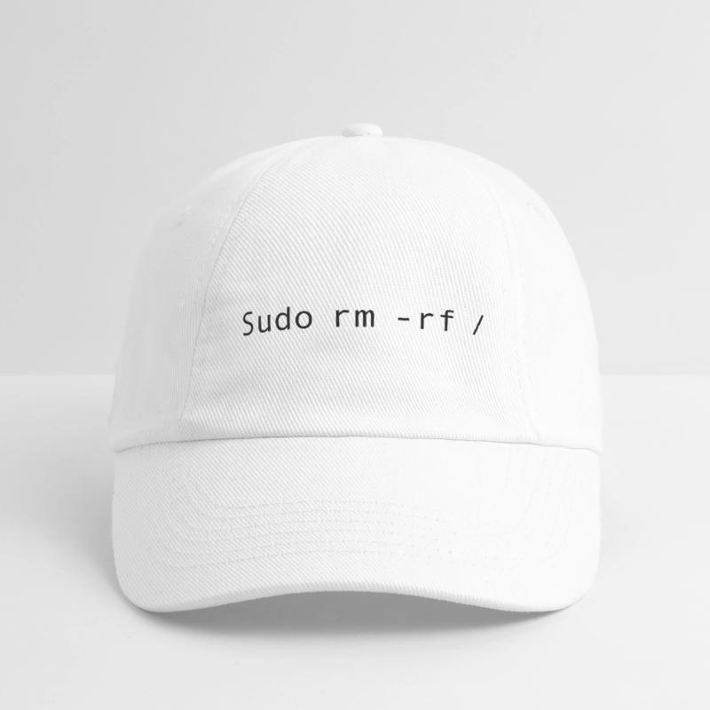 Linux Coding Sudo rm -rf / Baseball Cap