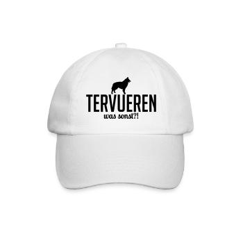 TERVUEREN was sonst Hundespruch Wilsigns - Baseballkappe - Weiß/Weiß - Vorne