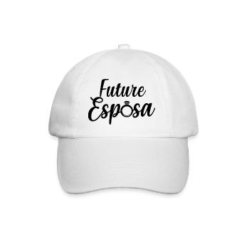 Future Esposa Fiançailles Mariage Douche nuptiale - Casquette classique - blanc/blanc - Devant