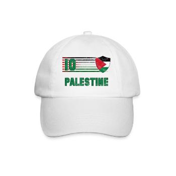 Palestine Football Team - Baseball Cap - white/white - Front