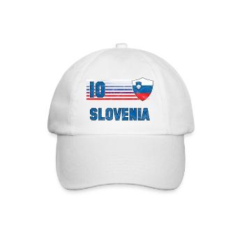 Slovenia Football Team - Baseball Cap - white/white - Front