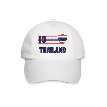 Équipe de Thaïlande de football - Casquette classique - blanc/blanc - Devant