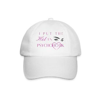 Psycho - Baseballkappe - Weiß/Weiß - Vorne