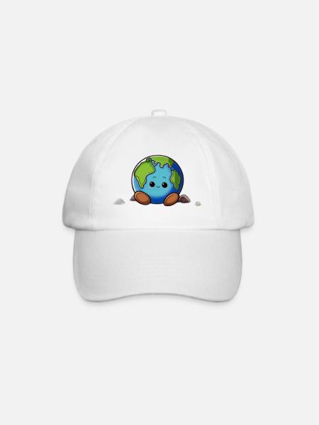Terre de bande dessinée - Casquette classique - blanc/blanc