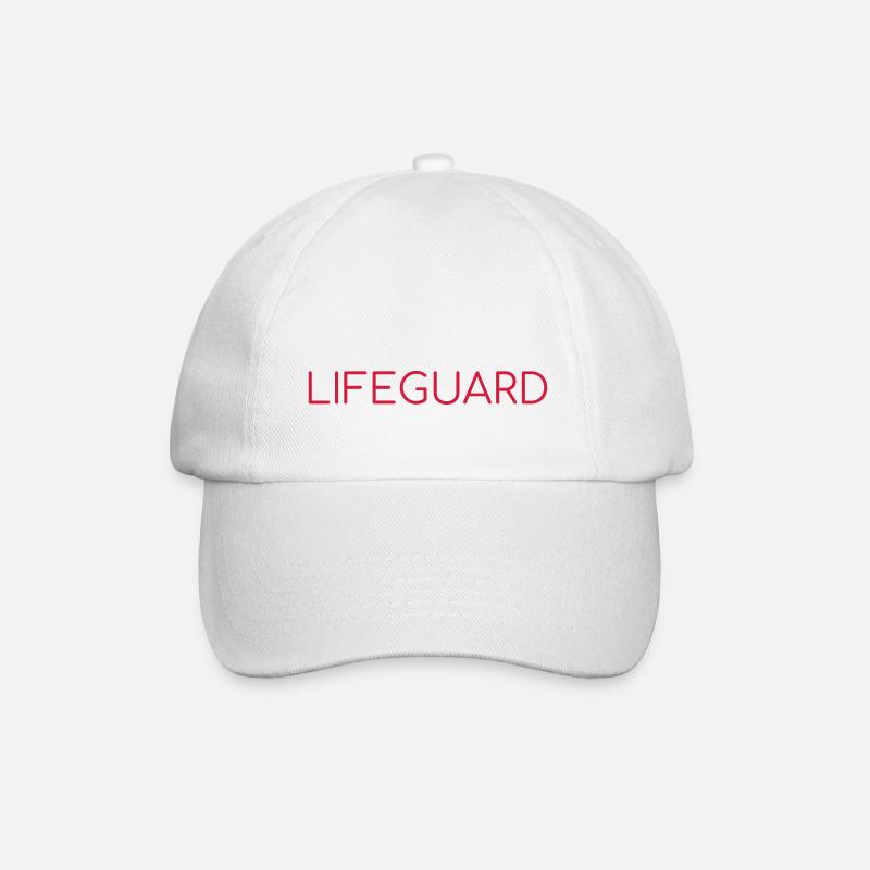 Lifeguard - Baseballkappe - Weiß/Weiß