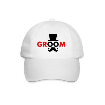 Groom - Casquette classique - blanc/blanc - Devant