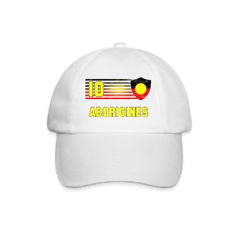 Aboriginal Football Team - Baseball Cap - white/white - Front