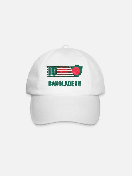 Bangladesh Football Team - Baseball Cap - white/white