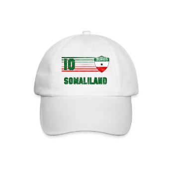 Somaliland Football Team - Baseball Cap - white/white - Front