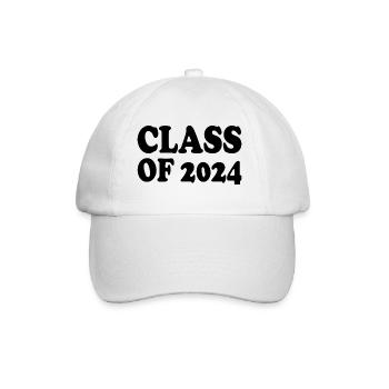 Class of 2024 - Baseball Cap - white/white - Front