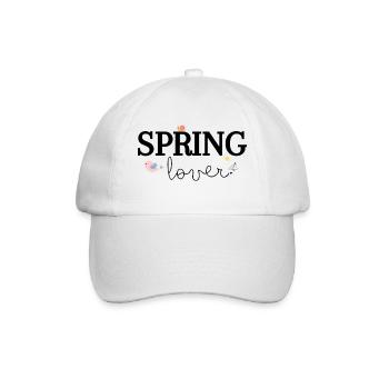 Spring Lover - Baseball Cap - white/white - Front