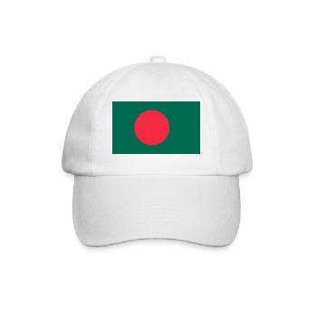 Bangladesh - Baseball Cap - white/white - Front
