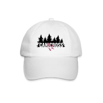 Canicross dogrun "running with dog" - Baseball Cap - white/white - Front