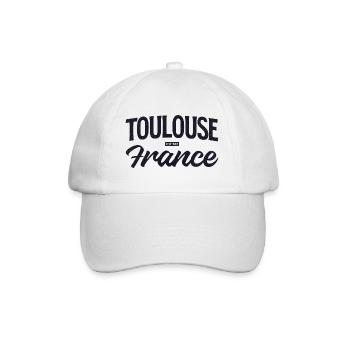 Toulouse France - Casquette classique - blanc/blanc - Devant