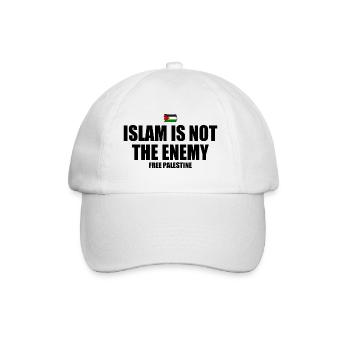 Free palestine Islam is not the enemy - Casquette classique - blanc/blanc - Devant