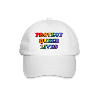 Protect Queer Lives - Baseball Cap - white/white - Front