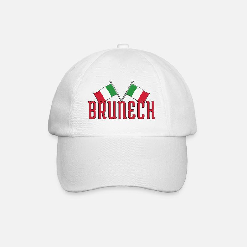 BRUNECK Italie Drapeaux - Casquette classique - blanc/blanc