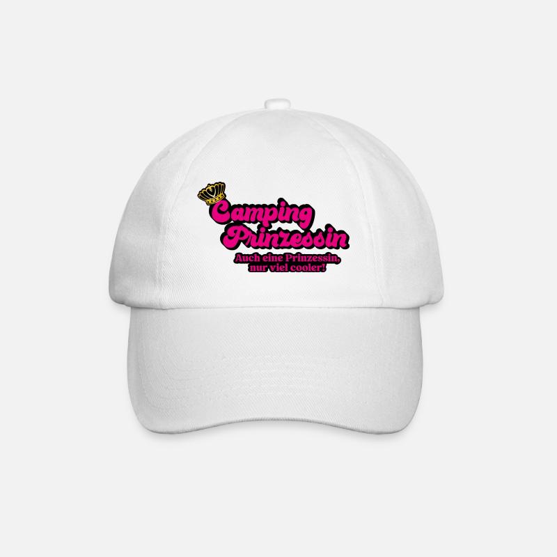 Camping Princesse - Casquette classique - blanc/blanc