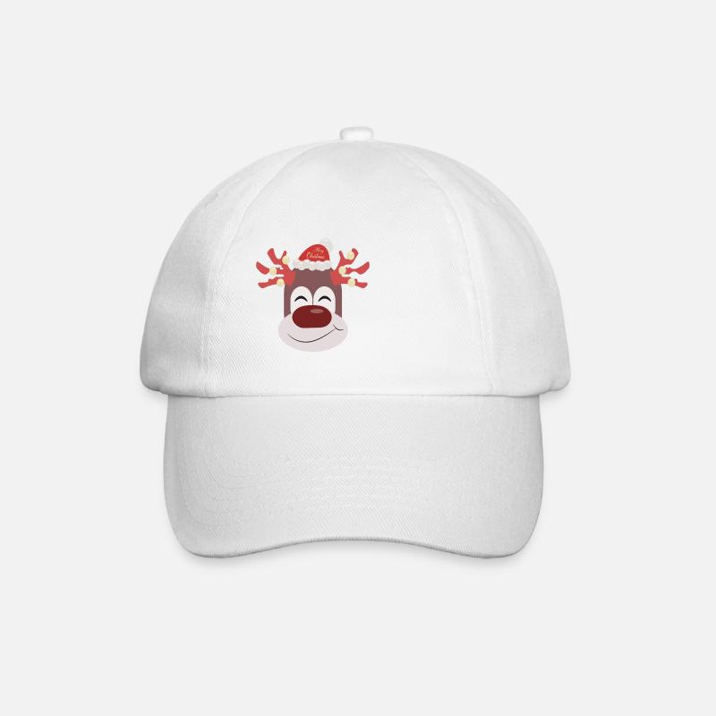 Weihnachten - Baseballkappe - Weiß/Weiß