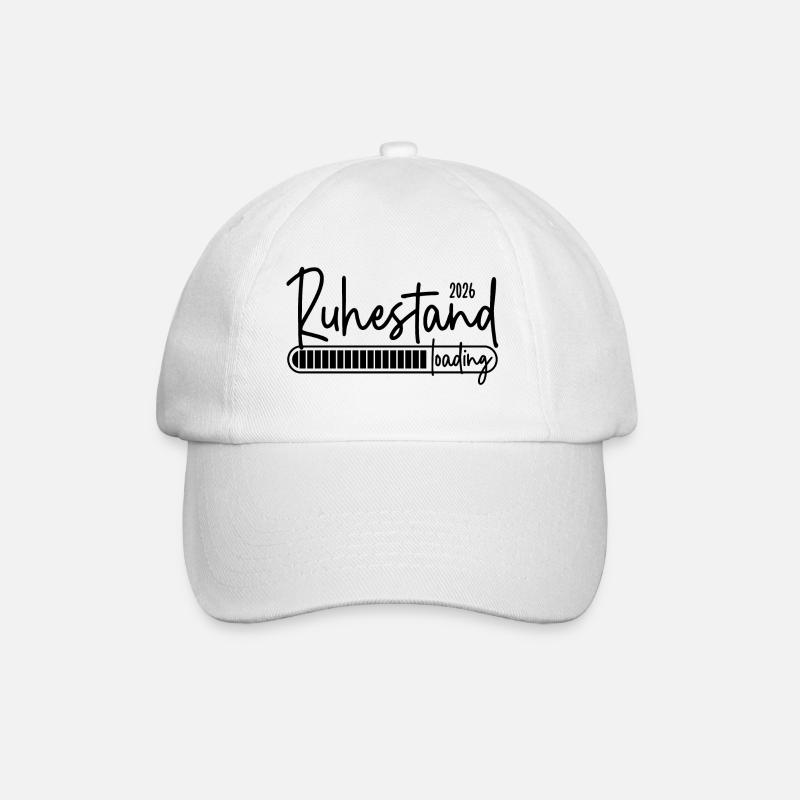 Ruhestand 2026 loading - Baseballkappe - Weiß/Weiß